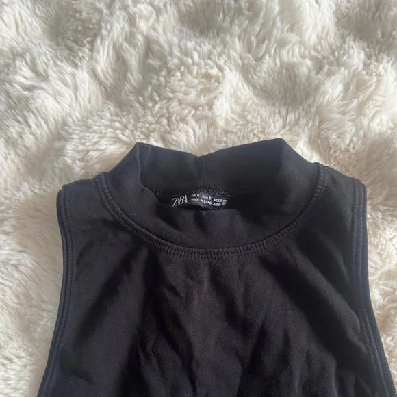 Zara Black Sleeveless Top - Picture 5 of 7